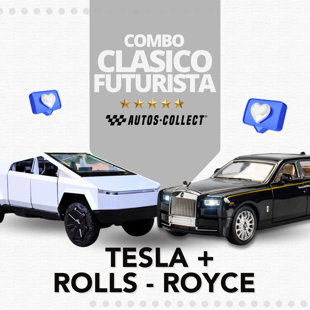 COMBO CLÁSICO FUTURISTA TESLA+ ROLLS-ROYCE KVJ