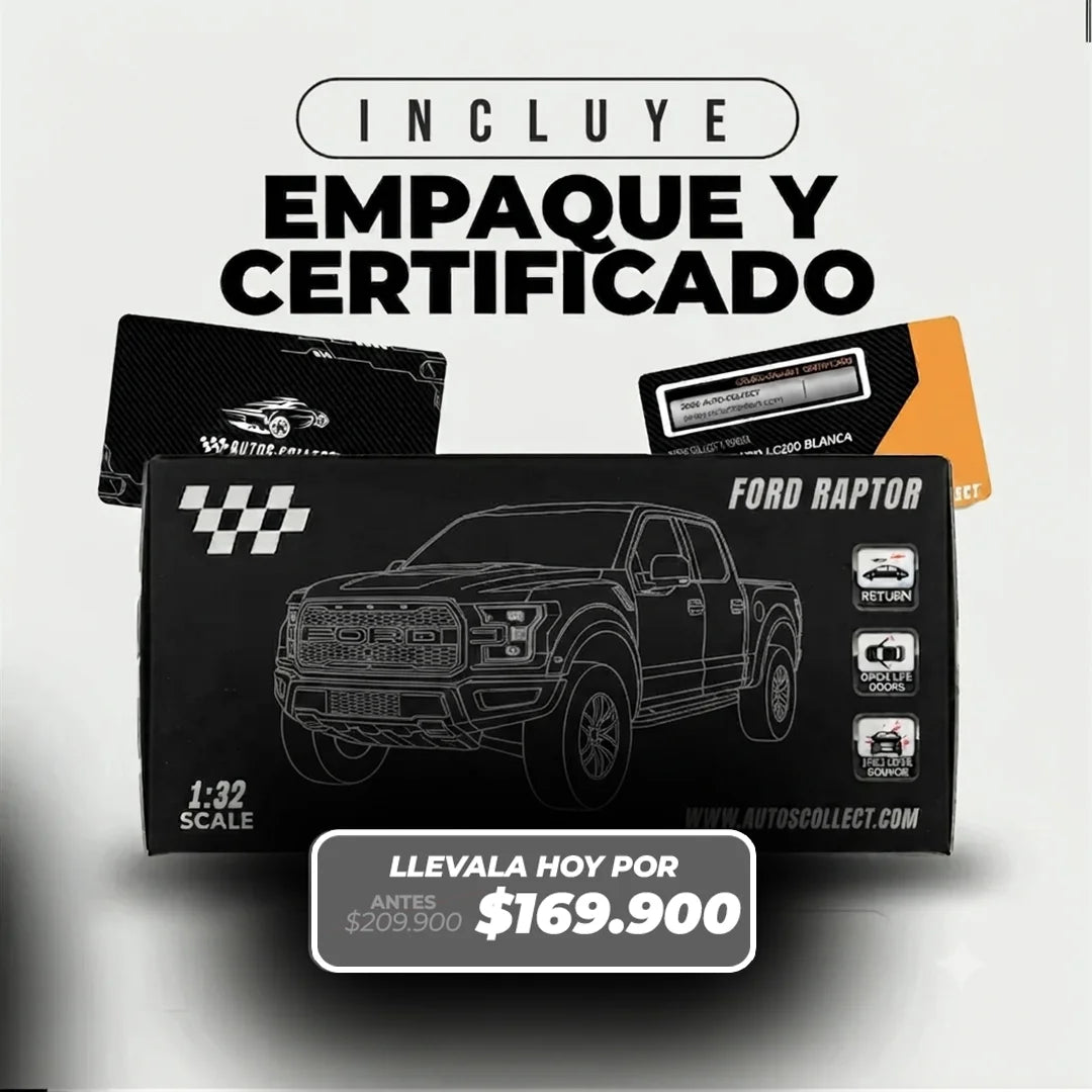 FORD RAPTOR F 150 · LUJO QUE CABE EN TU ESCRITORIO
