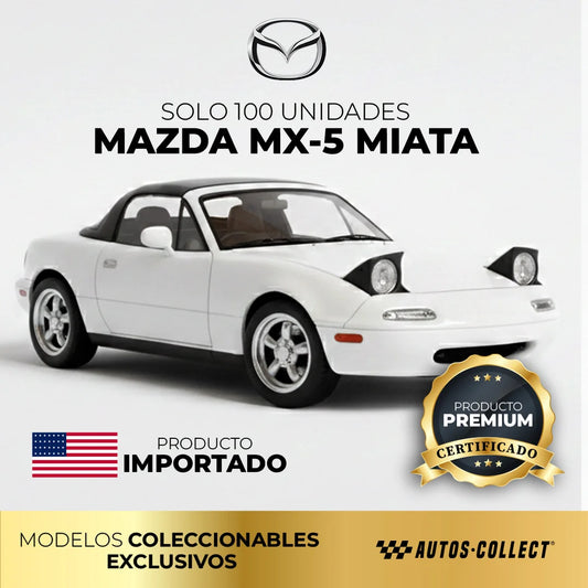 ¡PRODUCTO DE COLECCIÓN EXCLUSIVO! MAZDA MX-5 MIATA