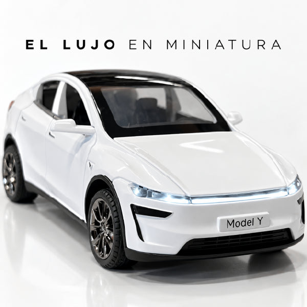 TESLA MODEL Y · LUJO QUE CABE EN TU ESCRITORIO