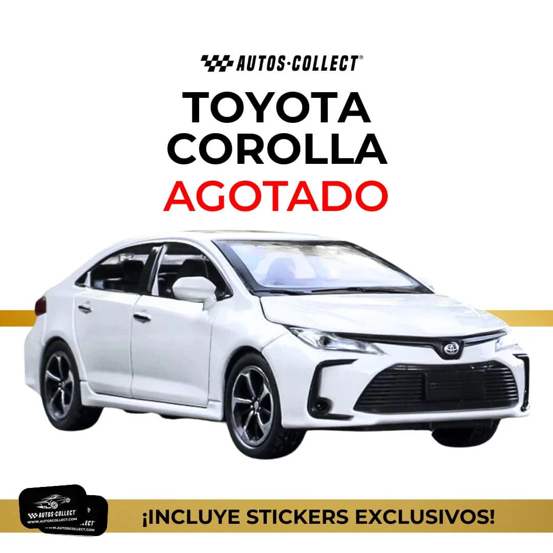 ¡COLECCIONABLE IMPORTADA! TOYOTA COROLLA + STICKERS VIP
