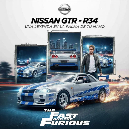 ¡PRODUCTO EDICIÓN ESPECIAL! NISSAN GTR - R34