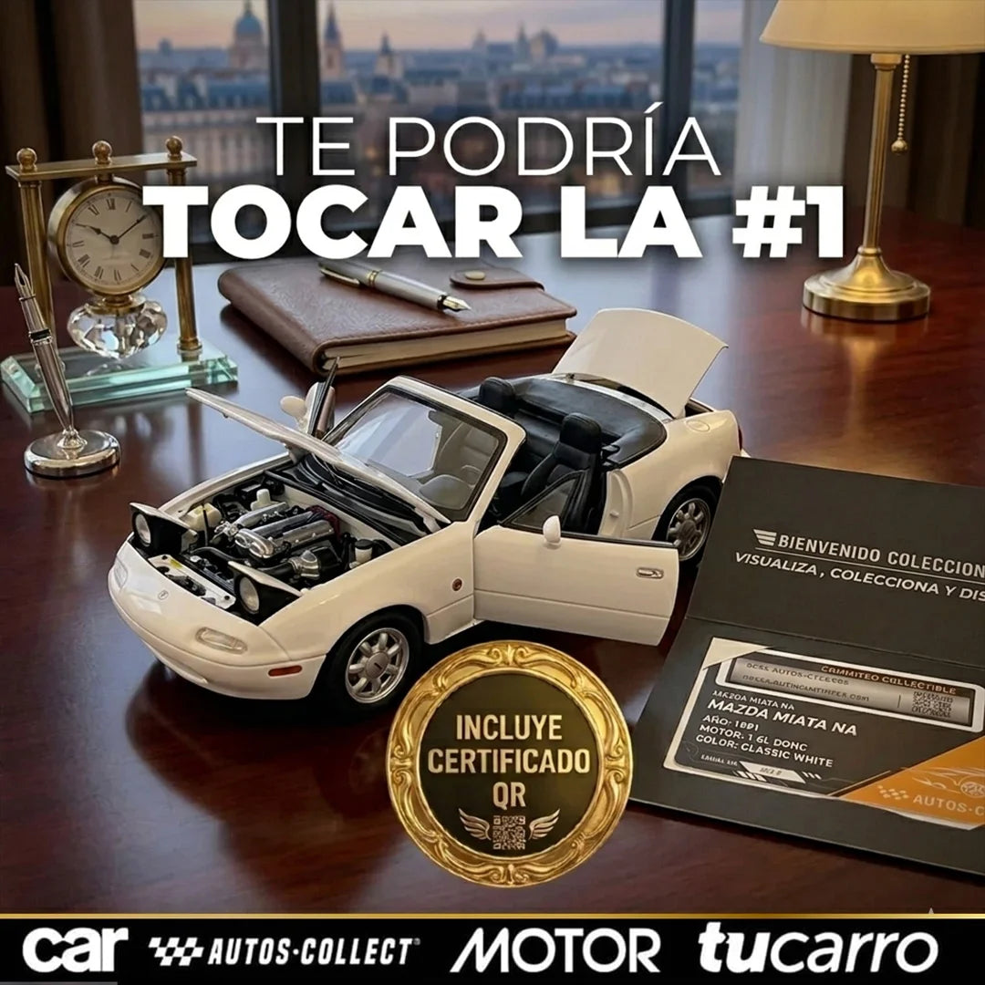 ¡PRODUCTO DE COLECCIÓN EXCLUSIVO! MAZDA MX-5 MIATA