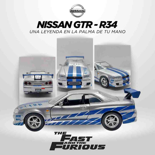 ¡PRODUCTO EDICIÓN ESPECIAL! NISSAN GTR - R34